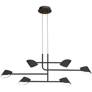Inspired Lighting Capuccina 6 Light Pendant - LED 45W Black Inspired Lighting Capuccina 6 Light Pendant - LED 45W Black