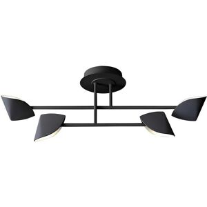 Inspired Lighting Capuccina Small 4 Light Semi Flush - LED, Black, 30W Inspired Lighting Capuccina Small 4 Light Semi Flush - LED, Black, 30W