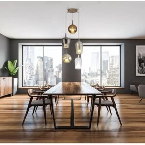 MANTRA Elsa Pendant Light - 5-Light Frosted Glass Fixture MANTRA Elsa Pendant Light - 5-Light Frosted Glass Fixture