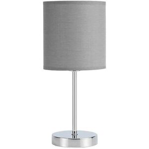 Lampada da tavolo Chanza di Fabrilamp - Grigia, E14, Design moderno Lampada da tavolo Chanza di Fabrilamp - Grigia, E14, Design moderno