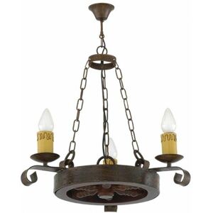Lampadario Rueda - Stile rustico, E27, Regolabile in altezza - Lampadario Lampadario Rueda - Stile rustico, E27, Regolabile in altezza - Lampadario