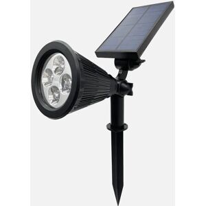 Fabrilamp Lampada Solare da Esterno a Perno - 5000K, 150lm, Nero, IP65 Fabrilamp Lampada Solare da Esterno a Perno - 5000K, 150lm, Nero, IP65