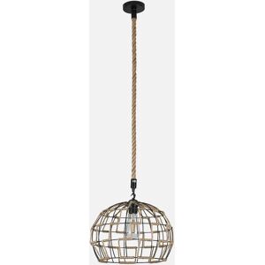 Luce a soffitto Yute Fabrilamp - Stile vintage rustico Luce a soffitto Yute Fabrilamp - Stile vintage rustico