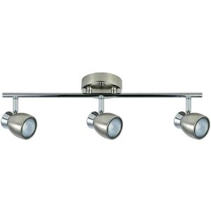 Fabrilamp Chacho 3xGU10 Nickel Métal Projecteur - Éclairage - Publicité Fabrilamp Chacho 3xGU10 Nickel Métal Projecteur - Éclairage - Publicité