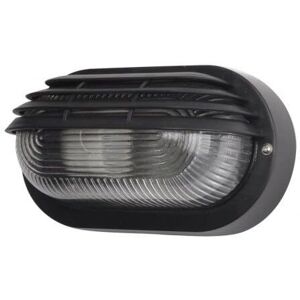 FABRILAMP 148262009 Applique Esterna Ovale Nera - Lampada da Parete FABRILAMP 148262009 Applique Esterna Ovale Nera - Lampada da Parete