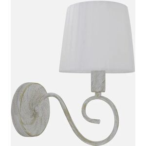 Applique da parete Fabrilamp Amsterdam - E14, 28x15x25 cm, bianco, oro - illuminazione Applique da parete Fabrilamp Amsterdam - E14, 28x15x25 cm, bianco, oro - illuminazione
