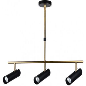 Lampadario Marrakech 3xGU10 Metallo Nero - Illuminazione soffitto Lampadario Marrakech 3xGU10 Metallo Nero - Illuminazione soffitto