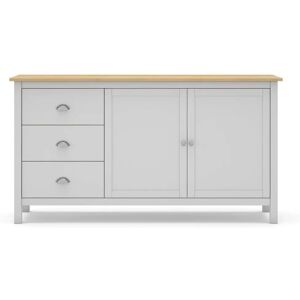 Calicosy Dressoir - 2 Deuren, 3 Laden, Wit Calicosy Dressoir - 2 Deuren, 3 Laden, Wit