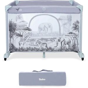 Parque Infantil Asalvo Selva con Alfombra - Plegable, con Ruedas y Cerraduras de Seguridad Parque Infantil Asalvo Selva con Alfombra - Plegable, con Ruedas y Cerraduras de Seguridad