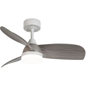 Ventilador de Techo Wonderlamp Borse - Blanco+Gris, 92cm, 6 Velocidades Ventilador de Techo Wonderlamp Borse - Blanco+Gris, 92cm, 6 Velocidades