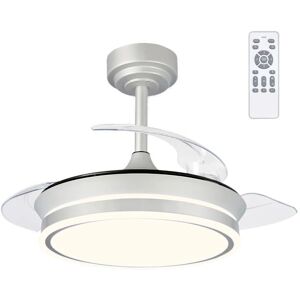 WONDERLAMP Ventilador de Techo con Luz y Aspas Plegables - Tamaño Mediano WONDERLAMP Ventilador de Techo con Luz y Aspas Plegables - Tamaño Mediano