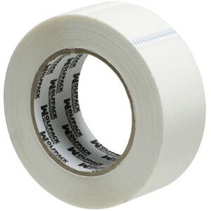 Fita de embalagem branca WOLFPACK - Fecho para caixas de peso médio 48mm x 132m Fita de embalagem branca WOLFPACK - Fecho para caixas de peso médio 48mm x 132m