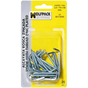 Wolfpack Modèle 06175050 Vis Zinguées - 20 mm, 15 Pièces - Publicité Wolfpack Modèle 06175050 Vis Zinguées - 20 mm, 15 Pièces - Publicité