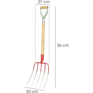 Wolfpack Linea Profesional fourche de jardin - 5 dents Wolfpack Linea Profesional fourche de jardin - 5 dents