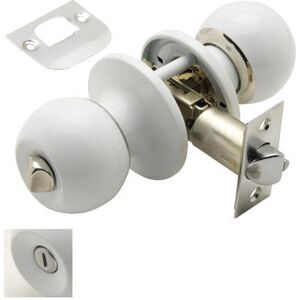 WOLFPACK White Door Lock - Adjustable Latch 60/70 mm WOLFPACK White Door Lock - Adjustable Latch 60/70 mm