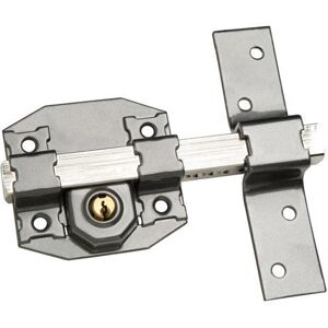 Fecho de Porta em Aço WOLFPACK - Reta de 165mm, Cilindro de 50mm Fecho de Porta em Aço WOLFPACK - Reta de 165mm, Cilindro de 50mm