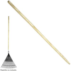 Manico per rastrello cilindrico in legno WOLFPACK - Utensile manual - 1150x22 mm Manico per rastrello cilindrico in legno WOLFPACK - Utensile manual - 1150x22 mm