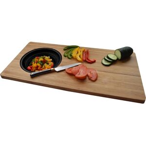 Tagliere Jocca con scolapasta - Bambù, 58x29x1.8cm - Utensile da cucina Tagliere Jocca con scolapasta - Bambù, 58x29x1.8cm - Utensile da cucina