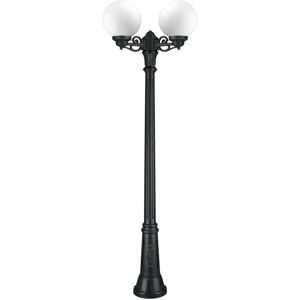Projecteur pour poteau Novolux Indura - 2 bras, IP65, E27, 70W, 400mm, Noir - Publicité Projecteur pour poteau Novolux Indura - 2 bras, IP65, E27, 70W, 400mm, Noir - Publicité