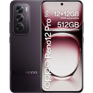 OPPO Reno 12 Pro - Schermo 6,7" AMOLED - 12 GB RAM - 512 GB - Nero - Smartphone OPPO Reno 12 Pro - Schermo 6,7" AMOLED - 12 GB RAM - 512 GB - Nero - Smartphone