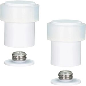 EVI Arrêt de porte en acier inoxydable - 24x35 mm - Laqué blanc - Publicité EVI Arrêt de porte en acier inoxydable - 24x35 mm - Laqué blanc - Publicité