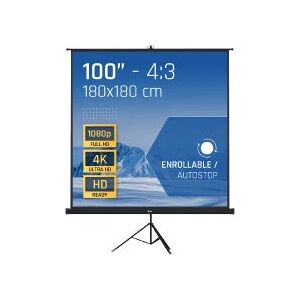 iggual PSITS180 Schermo di Proiezione 180x180cm - Quadrato iggual PSITS180 Schermo di Proiezione 180x180cm - Quadrato
