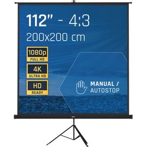 Pantalla de Proyección iggual 200x200cm - Mural/Portátil con Trípode Pantalla de Proyección iggual 200x200cm - Mural/Portátil con Trípode
