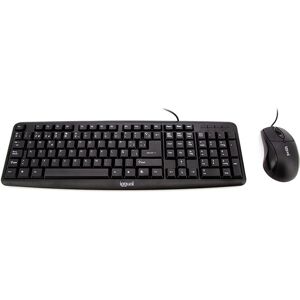 iggual COM-CK-BASIC Teclado e Mouse - Preto - QWERTY - Universal iggual COM-CK-BASIC Teclado e Mouse - Preto - QWERTY - Universal