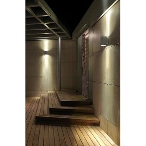 Leds-C4 Afrodita Outdoor Wall Light Grey - Up & Down - 1690lm Leds-C4 Afrodita Outdoor Wall Light Grey - Up & Down - 1690lm