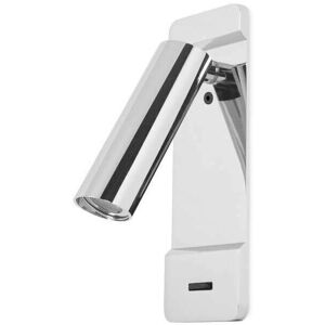 Leds C4 Lighting Lire Wall Reading Light - Chrome - 179lm - 2700K - Wall Reading Light Leds C4 Lighting Lire Wall Reading Light - Chrome - 179lm - 2700K - Wall Reading Light