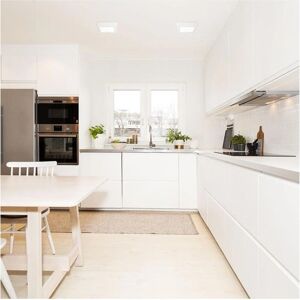 Netlighting Easy - Square Surface Mounted Downlight - White - 3000K - 28.1W - 40cm Netlighting Easy - Square Surface Mounted Downlight - White - 3000K - 28.1W - 40cm