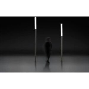 Leds-C4 Lyon Outdoor Bollard Lamp - 230.2cm High - Grey Aluminum Leds-C4 Lyon Outdoor Bollard Lamp - 230.2cm High - Grey Aluminum