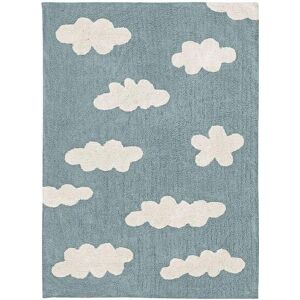 Lorena Canals Blue Cloud Cotton Rug - 120x160 - Child-safe, Machine Washable Lorena Canals Blue Cloud Cotton Rug - 120x160 - Child-safe, Machine Washable