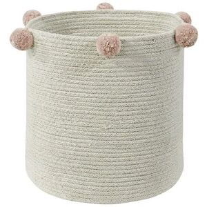 Cesta de almacenamiento Lorena Canals Hecha a mano Rosa Nude - Cesta de almacenamiento Cesta de almacenamiento Lorena Canals Hecha a mano Rosa Nude - Cesta de almacenamiento