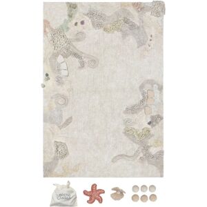 Lorena Canals Tapis de jeu Seabed - Naturel Pastel - 140x200cm Lorena Canals Tapis de jeu Seabed - Naturel Pastel - 140x200cm