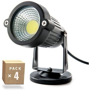 GREENICE Modello SL-SL-C12-5W-CW-PK4-AP Faretto LED da giardino - Faretto LED GREENICE Modello SL-SL-C12-5W-CW-PK4-AP Faretto LED da giardino - Faretto LED