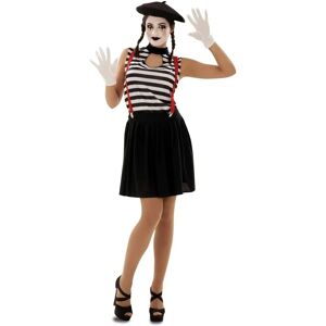 My Other Me Mime Costume - M/L - White/Black - 3 Pieces - Adult My Other Me Mime Costume - M/L - White/Black - 3 Pieces - Adult