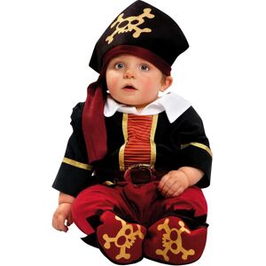 My Other Me Pirate Costume - 3 Pieces, Red, 7-12 Months My Other Me Pirate Costume - 3 Pieces, Red, 7-12 Months