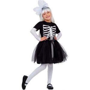 My Other Me Skeleton Tutu Child Costume - Black, 7-9Y My Other Me Skeleton Tutu Child Costume - Black, 7-9Y