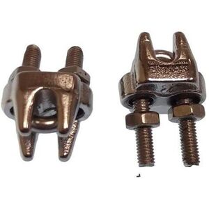 Goldenship Wire Rope Clip - 25 Units - 2/3 mm - Wire Rope Clip Goldenship Wire Rope Clip - 25 Units - 2/3 mm - Wire Rope Clip