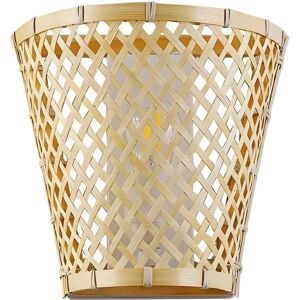 BARCELONA LED Wandlamp - Natuurlijk rotan - Modern ontwerp - E27 - 40W - Binnen BARCELONA LED Wandlamp - Natuurlijk rotan - Modern ontwerp - E27 - 40W - Binnen