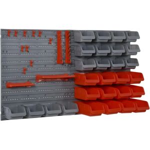 Organizador de Pared Durhand con 28 Cajas y Ganchos - Almacenaje en Garaje Organizador de Pared Durhand con 28 Cajas y Ganchos - Almacenaje en Garaje