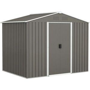 Cobertizo de jardín de Outsunny de acero galvanizado - 236x174x190 cm Cobertizo de jardín de Outsunny de acero galvanizado - 236x174x190 cm