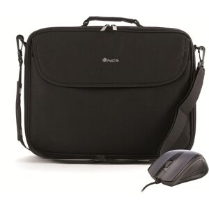Estojo para laptop e mouse NGS 16 polegadas - Preto Estojo para laptop e mouse NGS 16 polegadas - Preto