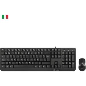 NGS Cocoa Kit - QWERTY - Noir - Clavier et Souris - Publicité NGS Cocoa Kit - QWERTY - Noir - Clavier et Souris - Publicité