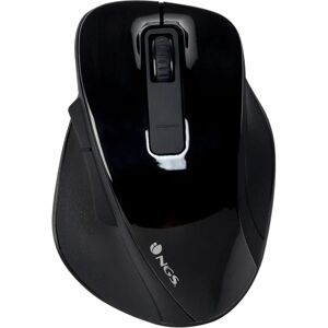Souris optique sans fil NGS BOWBLACK - 1600 DPI - Droitier - Publicité Souris optique sans fil NGS BOWBLACK - 1600 DPI - Droitier - Publicité