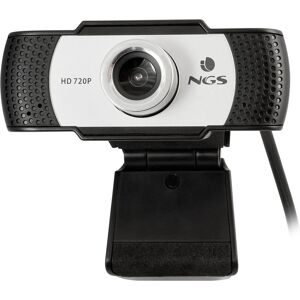 Webcam NGS XPRESSCAM720 720p HD USB - Negro, Gris, Plata Webcam NGS XPRESSCAM720 720p HD USB - Negro, Gris, Plata
