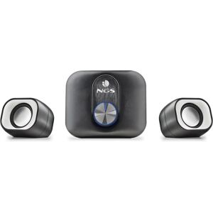 Ensemble Haut-parleurs NGS COMET 2.1 - 11-20W, Noir/Blanc Ensemble Haut-parleurs NGS COMET 2.1 - 11-20W, Noir/Blanc