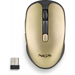 Souris optique sans fil NGS EVO RUST Or - 1600 DPI - Main droite - Publicité Souris optique sans fil NGS EVO RUST Or - 1600 DPI - Main droite - Publicité