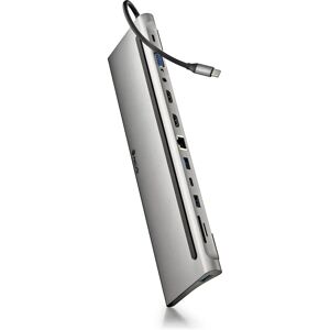 NGS WONDERDOCK12 Dock USB-C - Argento NGS WONDERDOCK12 Dock USB-C - Argento